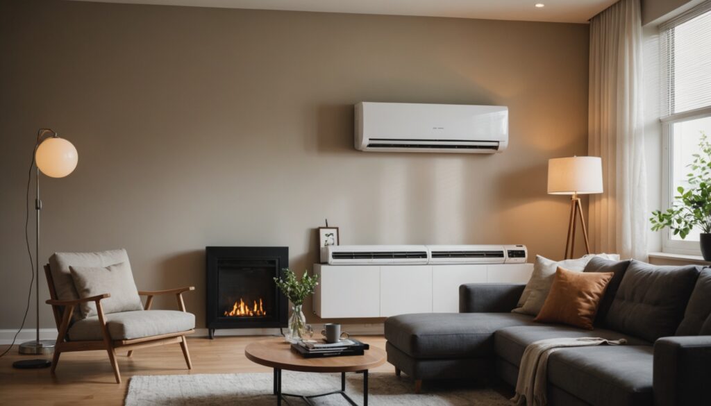Climatisation installée dans une maison individuelle