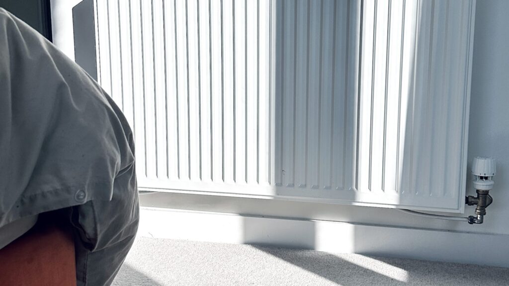 Maison neuve en chantier avec ventilation intégrée
