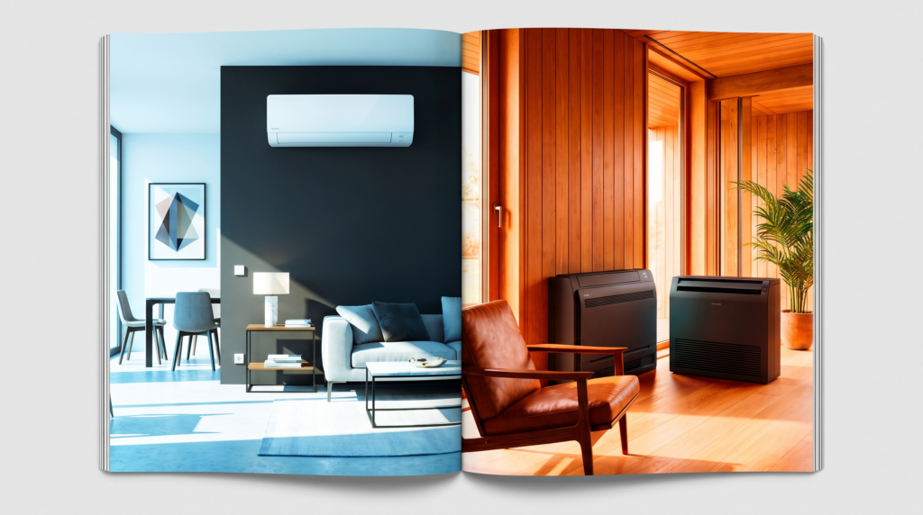 comparatif climatiseur console au sol ou mural intérieur