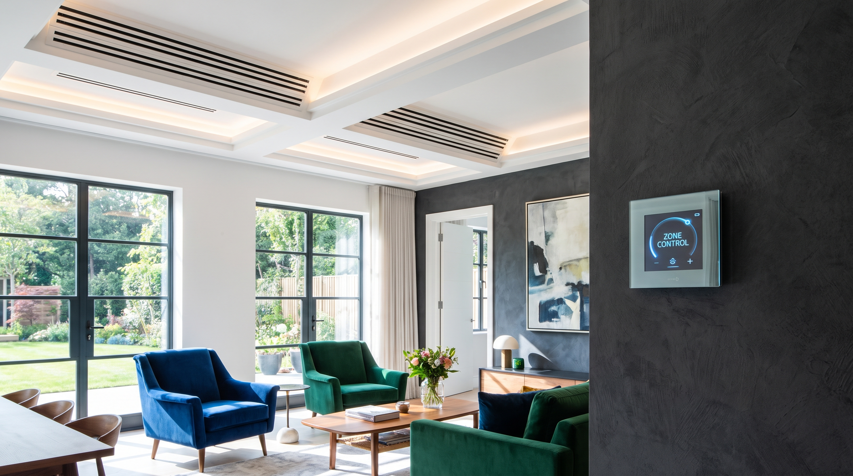 climatisation gainable multizone pilotage pièce par pièce bouches plafond