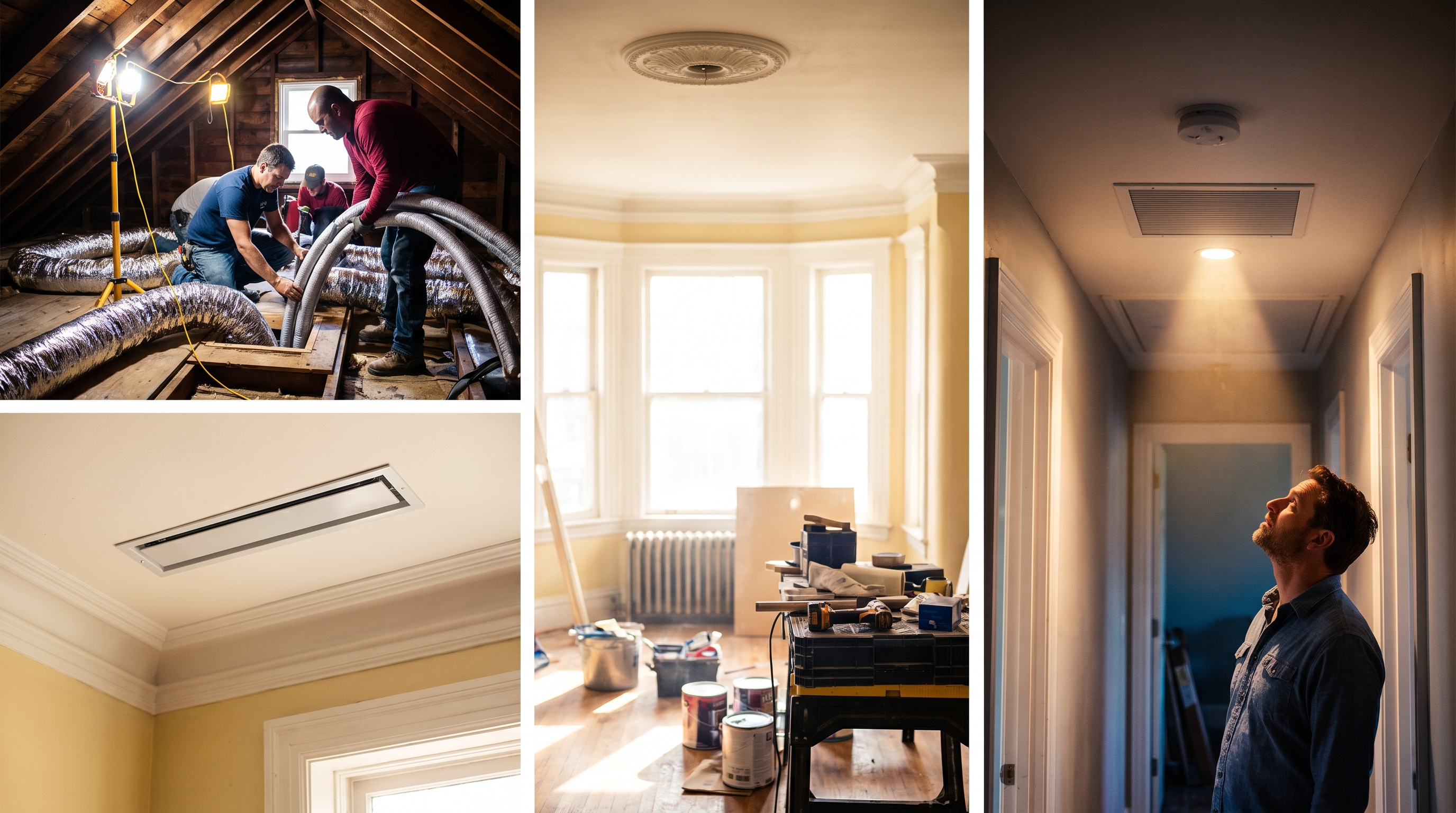 climatisation gainable rénovation sans faux-plafond combles